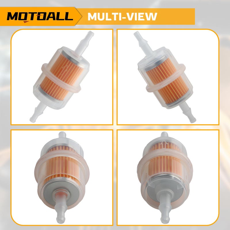 MOTOALL فلتر وقود MOTOALL 24 050 13-S 15 ميكرون لكوهلر CH20S - CH25S، CH670S CH730S CH750S LH640S LH685S LH690S LH750S LH755S، من SV720S إلى SV740S محرك 4 عبوات - Image 5